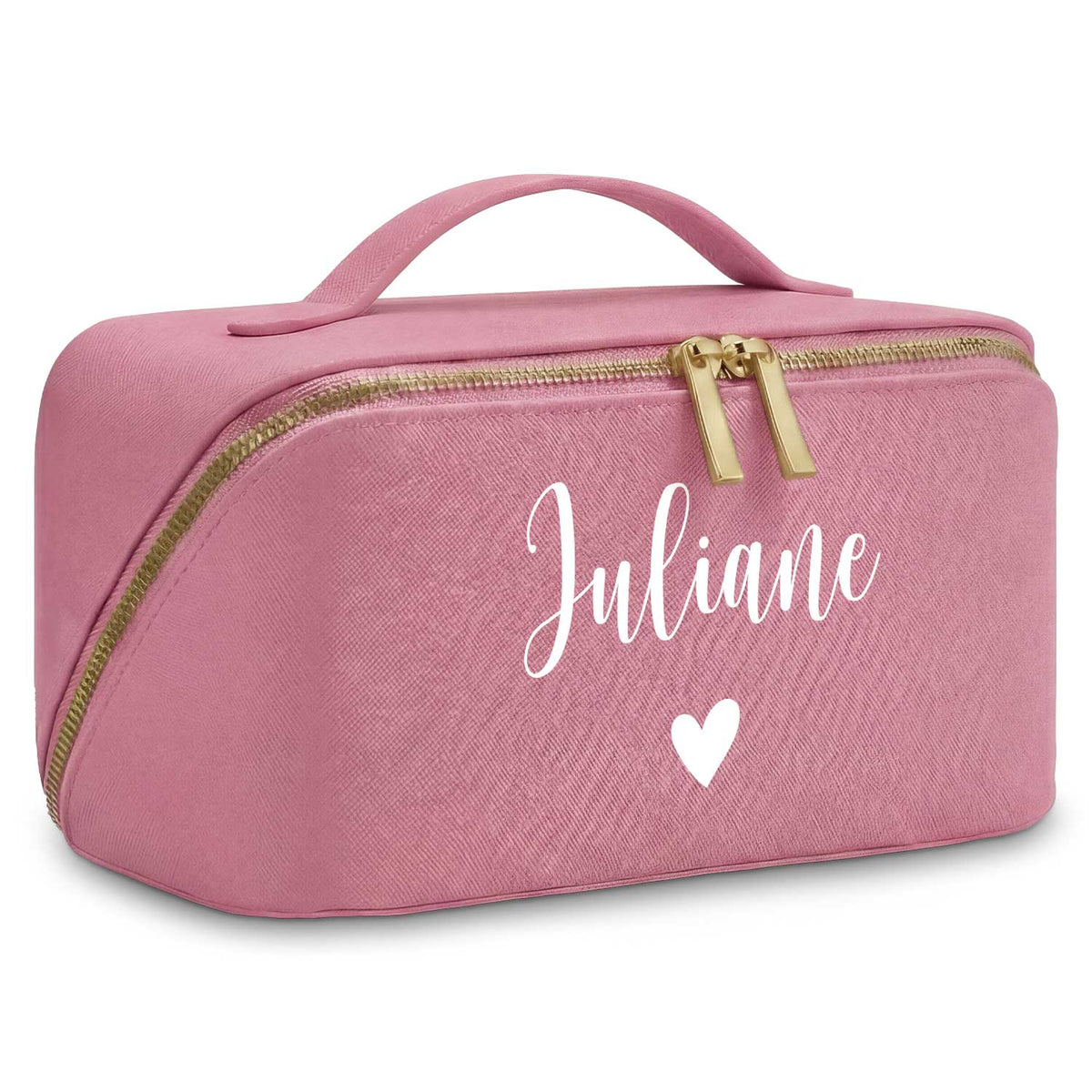 Personalisierte Kosmetiktasche mit Namen – eckig, 6 Farben
