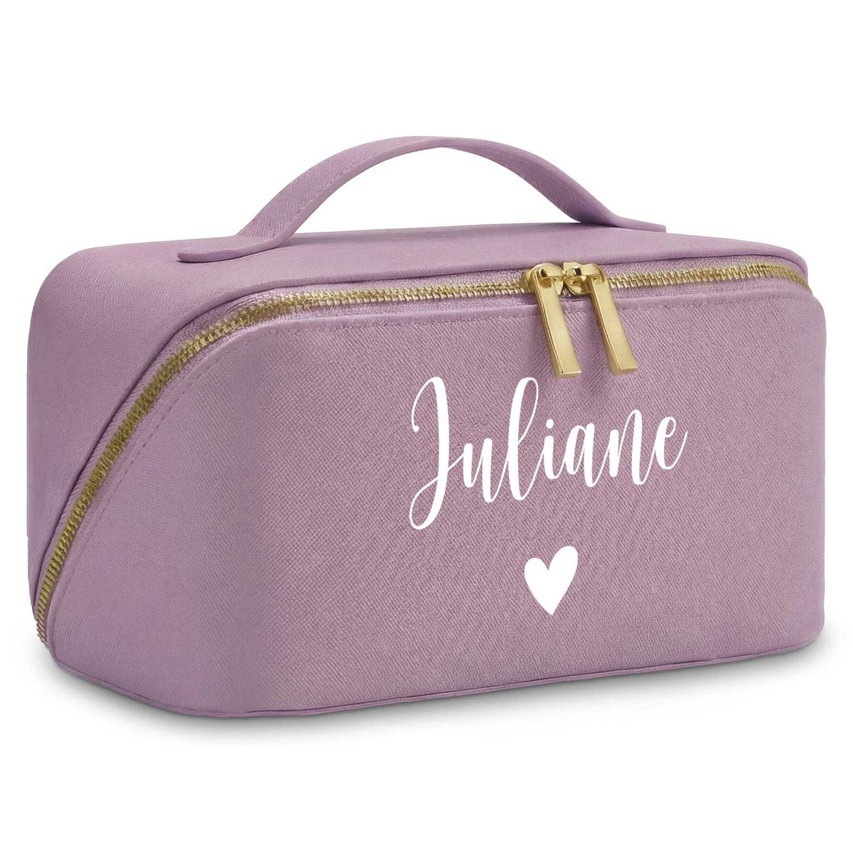 Personalisierte Kosmetiktasche mit Namen – eckig, 6 Farben