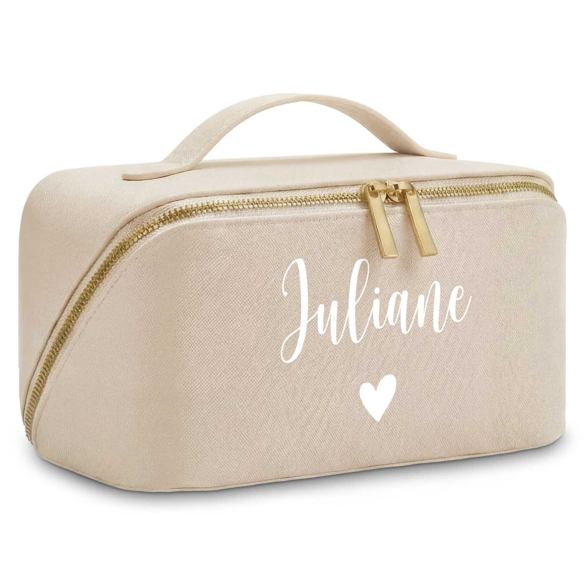 Personalisierte Kosmetiktasche mit Namen – eckig, 6 Farben