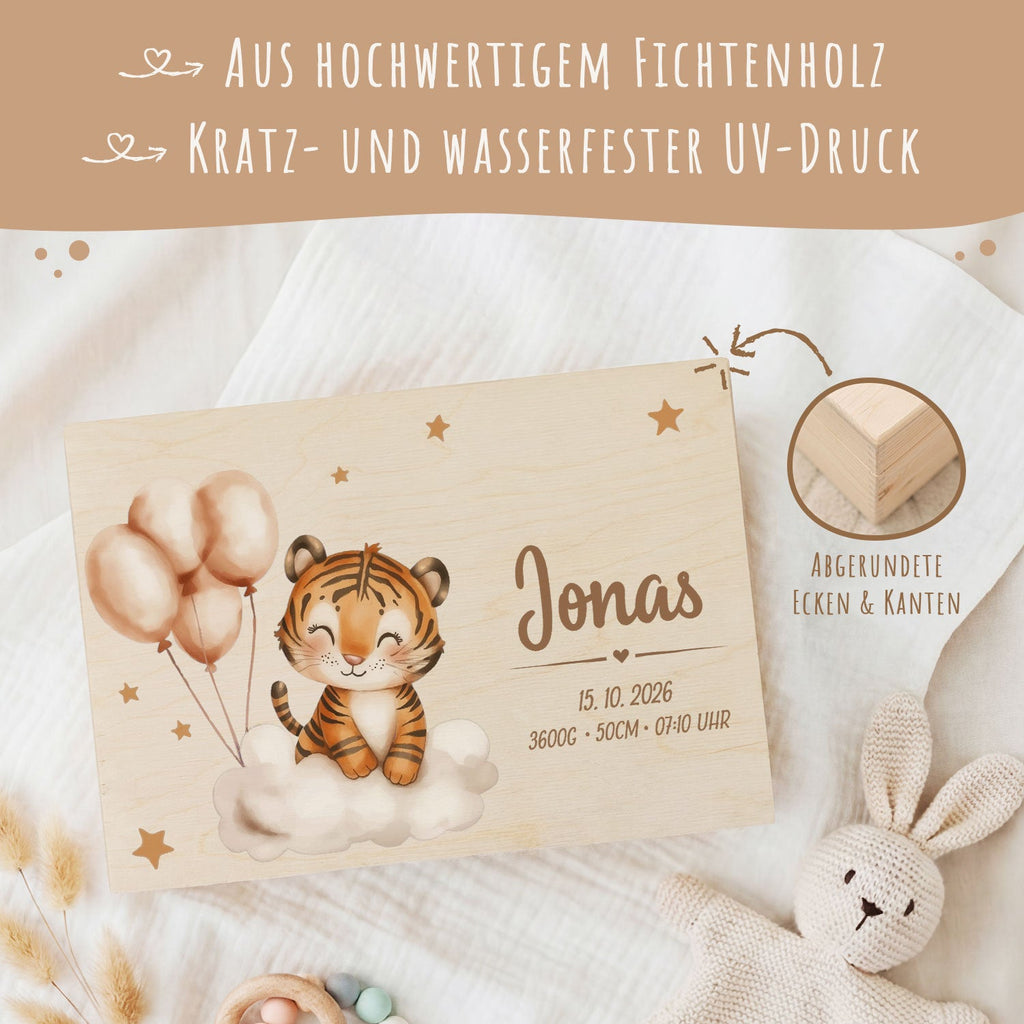 Erinnerungskiste für Kinder mit UV-Druck - Wolken