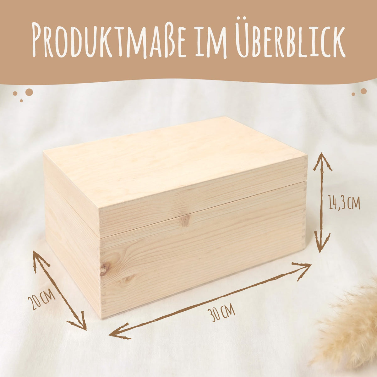 Erinnerungskiste für Kinder mit UV-Druck - Bärchen