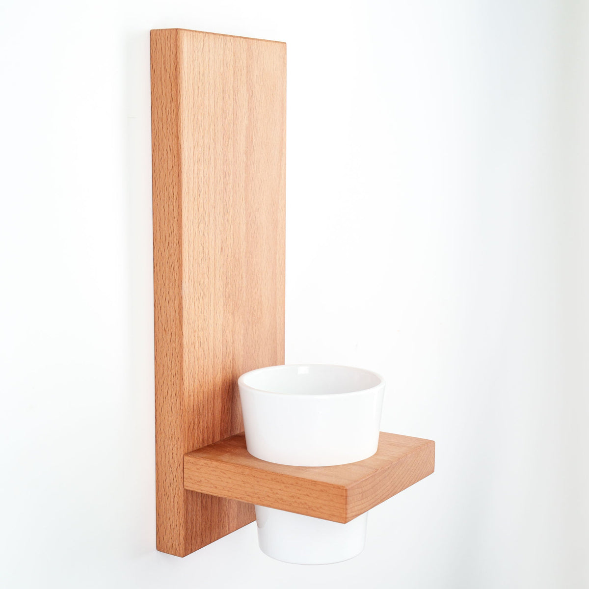 LARA WC-Bürstenhalter aus Holz – zur Wandmontage