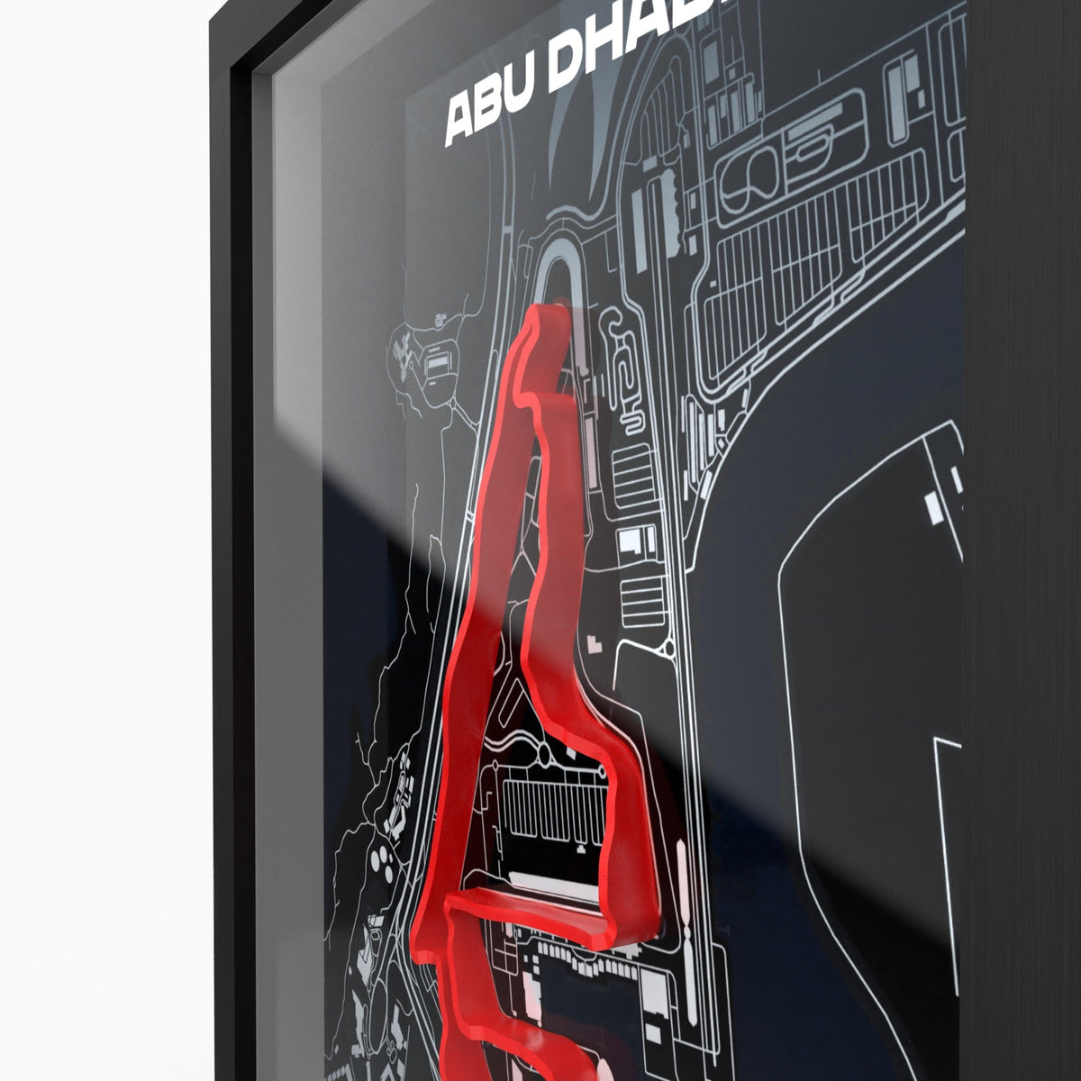 Yas Marina – Abu Dhabi 3D-Rennstreckenbild