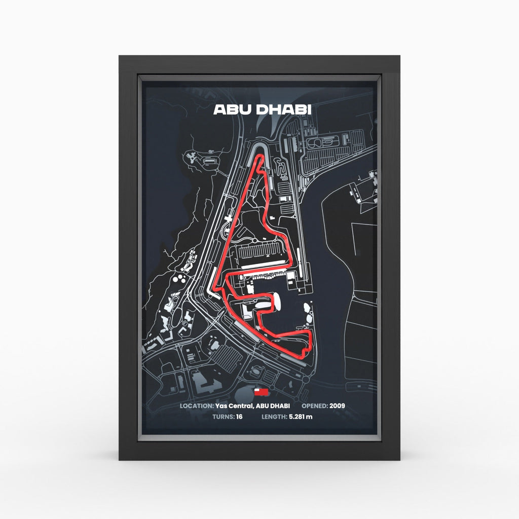 Yas Marina – Abu Dhabi 3D-Rennstreckenbild