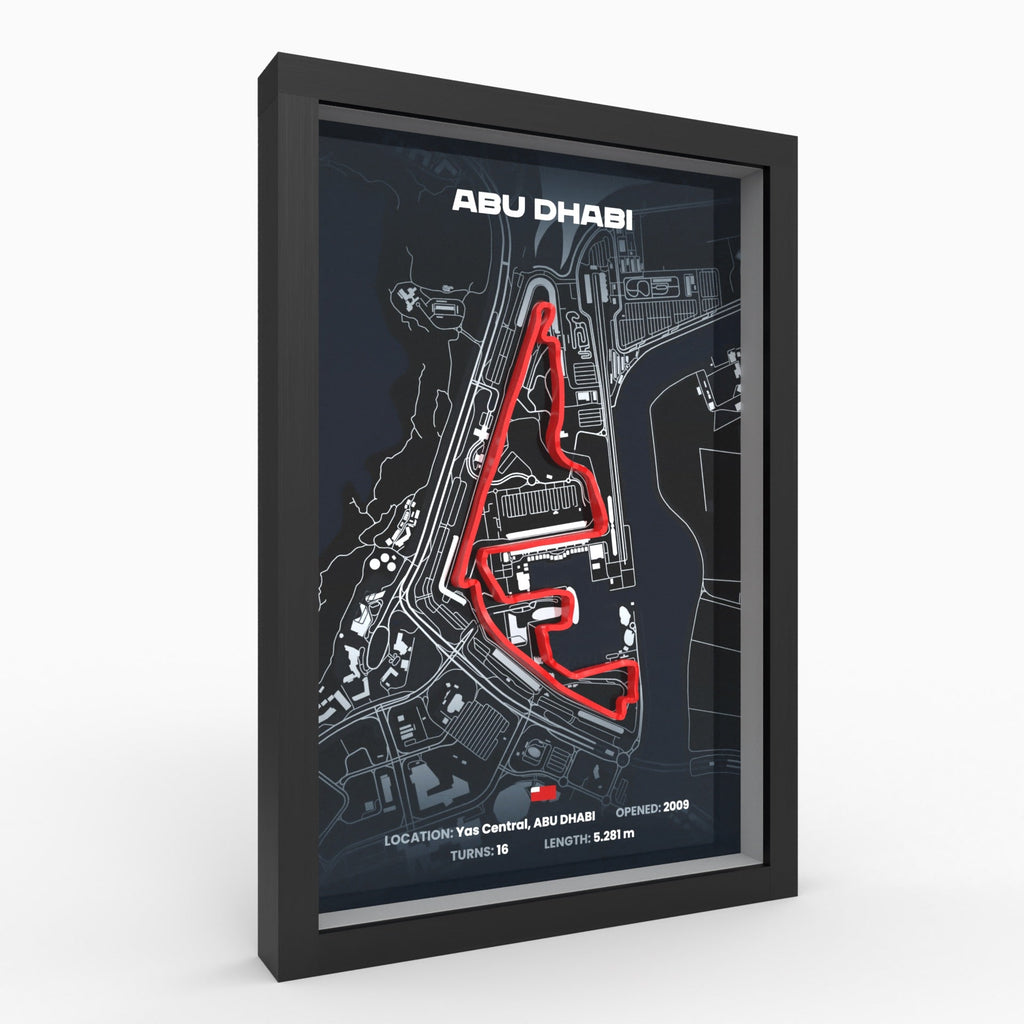 Yas Marina – Abu Dhabi 3D-Rennstreckenbild