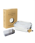 Classic XL Edelstahl-Lunchbox mit Trennsteg – 1.400 ml