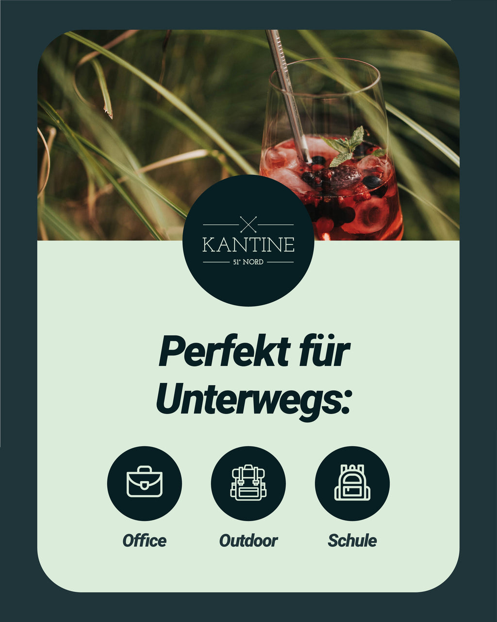 Edelstahl-Trinkhalme – 8er-Set mit Reinigungsbürste