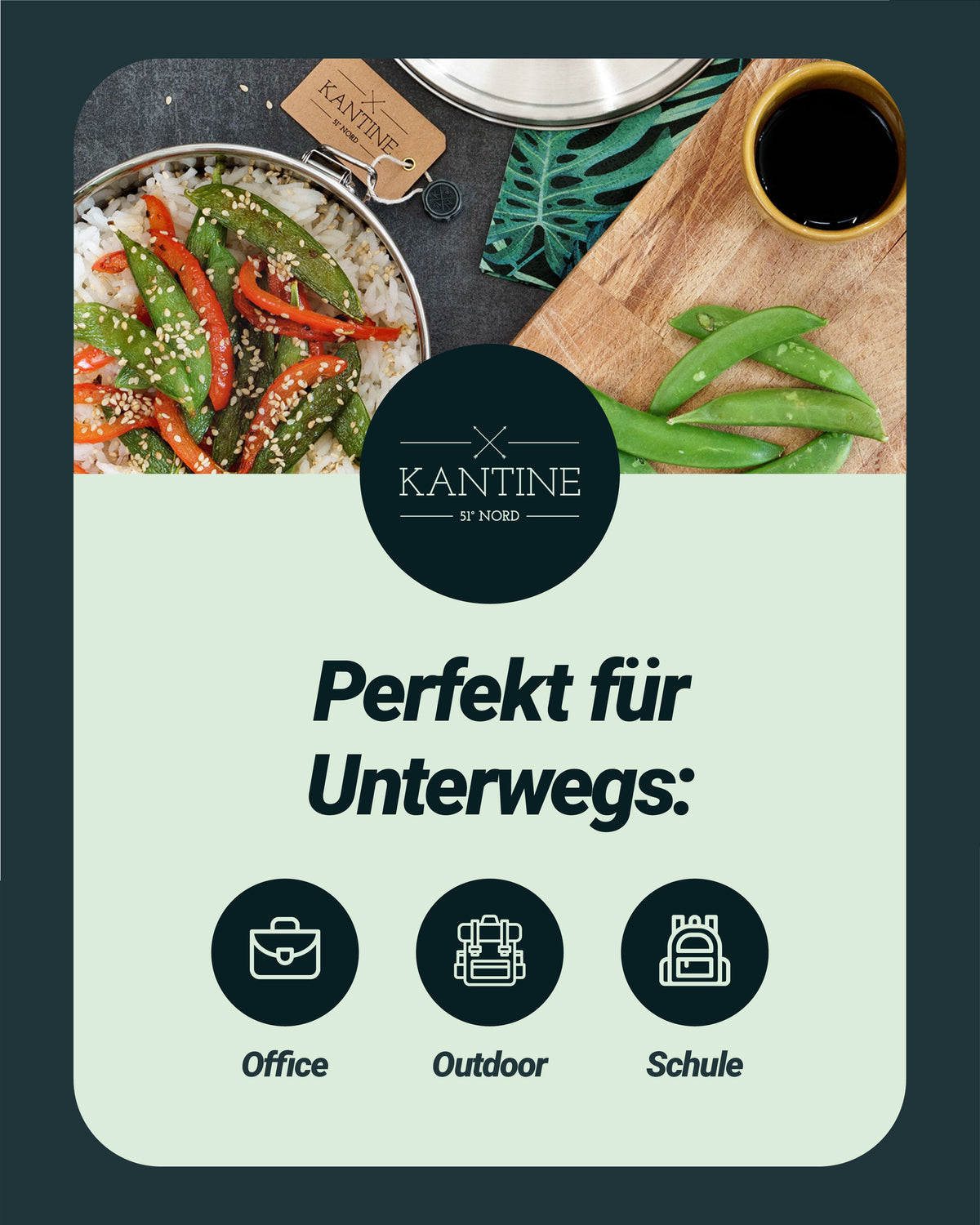 Tiffin-Lunchbox aus Edelstahl – 1.200 ml