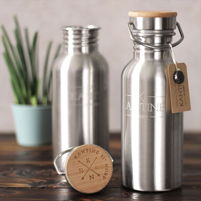 Outdoor-Trinkflasche aus Edelstahl – 500 ml