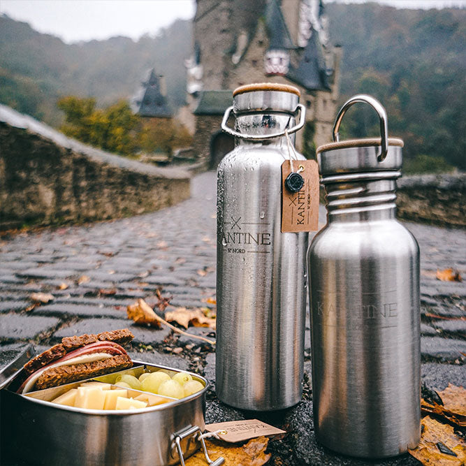 Outdoor-Trinkflasche aus Edelstahl – 500 ml
