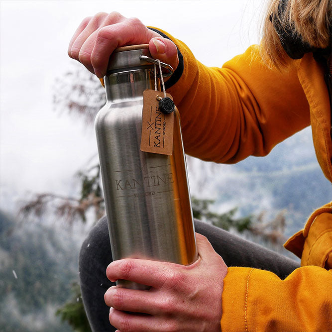 Outdoor-Isolierflasche aus Edelstahl – 750 ml