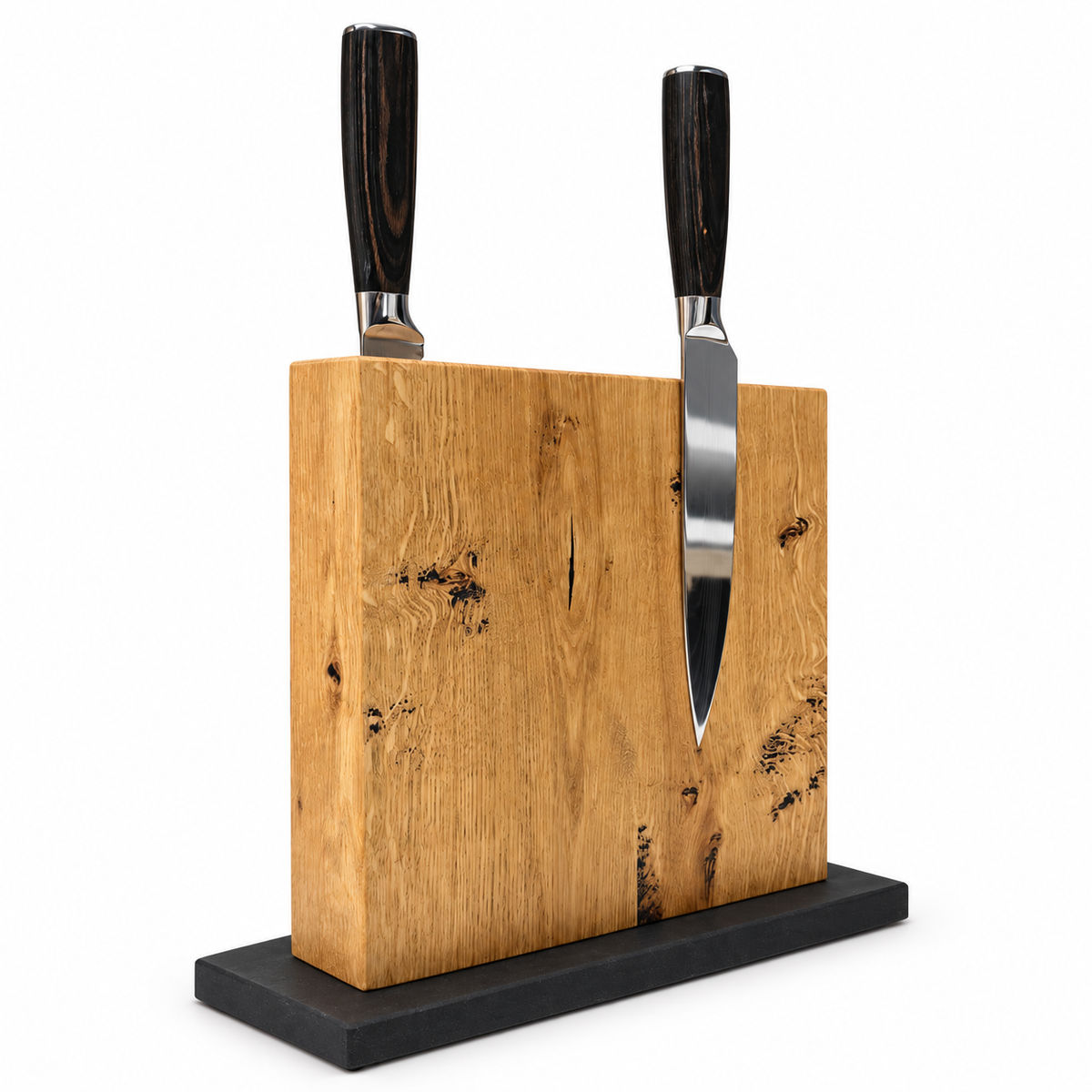Magnetischer Messerblock aus Holz – mit oder ohne 5 Messer