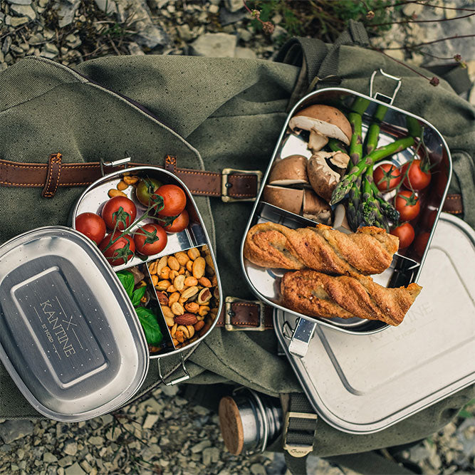 Classic XL Edelstahl-Lunchbox mit Trennsteg – 1.400 ml