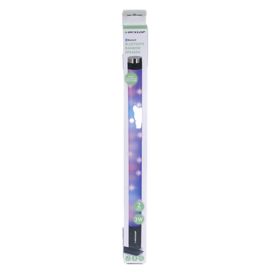 Wireless Bluetooth Lautsprecher mit LED - Dunlop  Rainbow 3W 220Mah - 90 LED