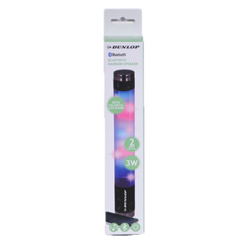 Wireless Bluetooth Lautsprecher mit LED Dunlop Rainbow 3W 1000mah - 48 LED