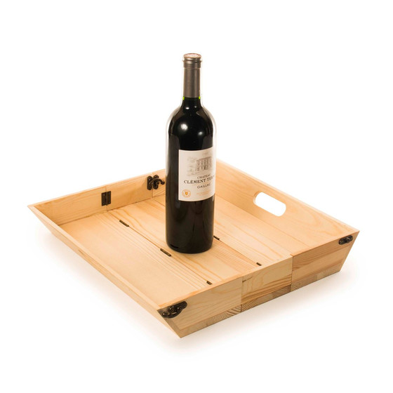 RackPack - Weinbutler 2in1 Weinkiste & Tablett