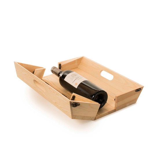 RackPack - Weinbutler 2in1 Weinkiste & Tablett